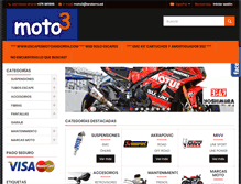 Tablet Screenshot of moto3andorra.com